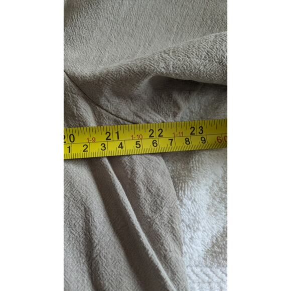 Misslook Grey/Tan Asymmetrical Tunic with Pockets, XL , Cotton/Polyester, Hippie - Picture 12 of 12